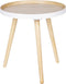 WOOOD Sasha Bijzettafel - MDF - Naturel - 41x41x40.5
