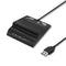 Qoltec 50636 Intelligenter Smart ID Chipkartenleser SCR-0636 | USB Typ C