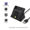 Qoltec 50643 Smart-Chip-ID-Kartenscanner | USB 2.0 | Plug&Play