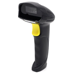 Qoltec 50853 laser barcode scanner 1D | 2D | Black