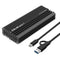 Qoltec 52270 NV2270 Enclosure for M.2 SSD Drive | SATA | NVMe | USB-C | 2TB