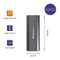 Qoltec 52271 Enclosure NV2271 for M.2 SSD drive | SATA | NVMe | USB-C | 2TB