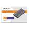 Qoltec 52272 enclosure for M.2 SSD drive | SATA | NVMe | RGB LED | USB-C | 4TB