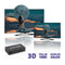 Qoltec 52356 video splitter HDMI v. 2.0 | 1x2 | EDID+IR