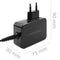 Qoltec 52385 GaN POWER PRO charger | 1xUSB-C | 45W | 5-20V | 2.25-3A | Black