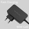 Qoltec 52387 GaN POWER PRO charger | 1xUSB-C | 90W | 5-20V | 3-4.5A | Black