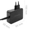 Qoltec 52387 GaN POWER PRO charger | 1xUSB-C | 90W | 5-20V | 3-4.5A | Black