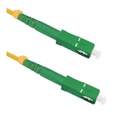 Qoltec 54281 fiber optical cable 1 m SC Green, Yellow