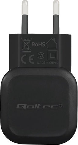Qoltec Oplader 12W | 5V | 2.4A | USB + Micro USB-kabel.