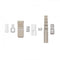 Qoltec SC Fiber Optic Connectors | Multimode | 2.0mm | Mounting kit | 200pcs.