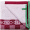 Strandhanddoek Benetton Squares Roze (70 x 140 cm)