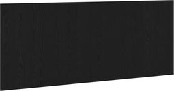 vidaXL - Bed - Hoofdbord - Zwart - Eiken - 200x1,5x80 - cm - Engineered - Hout
