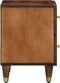 vidaXL - Nachtkast - 40x33x46 - cm - Massief - Houten - Mangohout