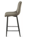 Set van 2 Multifurn Yerevan barkrukken in antraciet – 66 x 45 x 45 cm