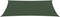 vidaXL - Zonnezeil - 160 - g/m² - 3,5x5 - m - HDPE - donkergroen
