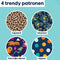 MyCover Stippen - 1 stuk - Trendy hoes voor krukken en wandelstokken, past op elke kruk of wandelstok, elastische stof, wasbaar 40°C, verschillende patronen - Excl. Kruk