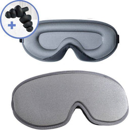 Hilvard - Slaapmasker - 100% Verduisterend - Ergonomisch - Grijs