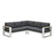 Garden Impressions Cube Loungebank Teak - Wit
