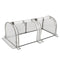 WOLTU tomatenkas - mini serre - waterdicht UV-bestendig PE rasterfolie - wit - 130 x 60 x 50 cm
