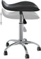 vidaXL - Eetkamerstoelen - draaibaar - 2 - st - kunstleer - zwart