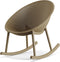 Qosy outdoor schommelstoel - zand - SET VAN 2