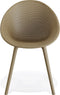 Qosy outdoor stoel - zand - SET VAN 2