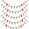 Slingers - Set van 5 kleurrijke - 4m - Herbruikbaar voor feest en decoratie