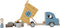 Little Dutch Kiepwagen - Houten vrachtwagen met werkende kiepbak - Geel (2 stuks)