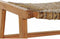 Kruk DKD Home Decor 65 x 47 x 40 cm Natuurlijk Teakboom Plastic Lichtbruin