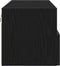 vidaXL - TV - Wandkast - Zwart - Eiken - 100x30x30 - cm - Gelaagd - Hout