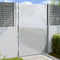 vidaXL - Tuinpoort - 100x150 - cm - roestvrij - staal