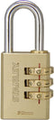 Stanley Hangslot - Cijferslot 3 Cijfers - 30 MM - Massief Messing