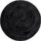 MUST Living Stool Bobo,45xØ30 cm, suar wood, black with natural cracks