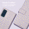 iMoshion Hoesje Geschikt voor Samsung Galaxy S20 FE Hoesje Met Pasjeshouder - iMoshion Design Bookcase smartphone - Paars / White Daisy