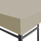 vidaXL - Prieeldak - 310 - g/m² - 4x3 - m - beige
