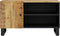 vidaXL - Tv-meubel - 80x33x46 - cm - massief - mangohout - en - bewerkt - hout