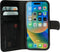 Mobiparts Excellent Wallet Case 2.0 - Flip cover - Echt leder - Zwart