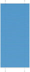 vidaXL - Plissé - rolgordijn - 85x200 - cm - stofbreedte - 84,4 - cm - polyester - blauw