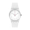 Swatch Horloge Dames - Polshorloge - Ø 34 mm - Grijs/Wit