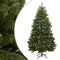 vidaXL - Kunstkerstboom - met - scharnieren - en - standaard - 240 - cm - groen
