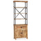 vidaXL - Dressoir - met - schappen - 65x30x180 - cm - massief - mangohout