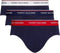 Tommy Hilfiger - Heren - Brief Slip - 3-Pack Donkerblauw (3-pack)