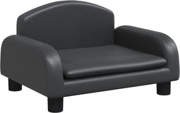 vidaXL - Hondenmand - 50x40x30 - cm - kunstleer - zwart