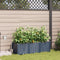 vidaXL - Tuinplanten - met - Water - Irrigatiesysteem - - - Set - van - 3 - - - Grijs