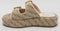 GUESS Ramon 2 - Dames Slippers - All-over logo print met gespen - Beige