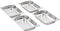 vidaXL - Gastronormbakken - 12 - st - GN - 1/4 - 40 - mm - roestvrij - staal
