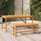 vidaXL - Tuinbank - 110 - cm - massief - acaciahout