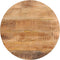 vidaXL - Salontafel - 54x54x35 - cm - massief - mangohout - en - ijzer