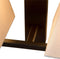 Atmooz - Wandlamp Duomo - Industrieel - Woonkamer / Slaapkamer - Zwart en witte kap - Hoogte 21cm - Metaal