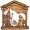 Kerststal met jozef, maria en jezus